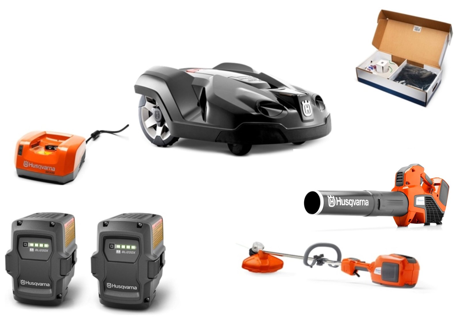 HH801-scaled-1.jpg HH801 Husqvarna Mower Bundle - 430X Automower 520iLX Trimmer 525iB Blower - Image 1