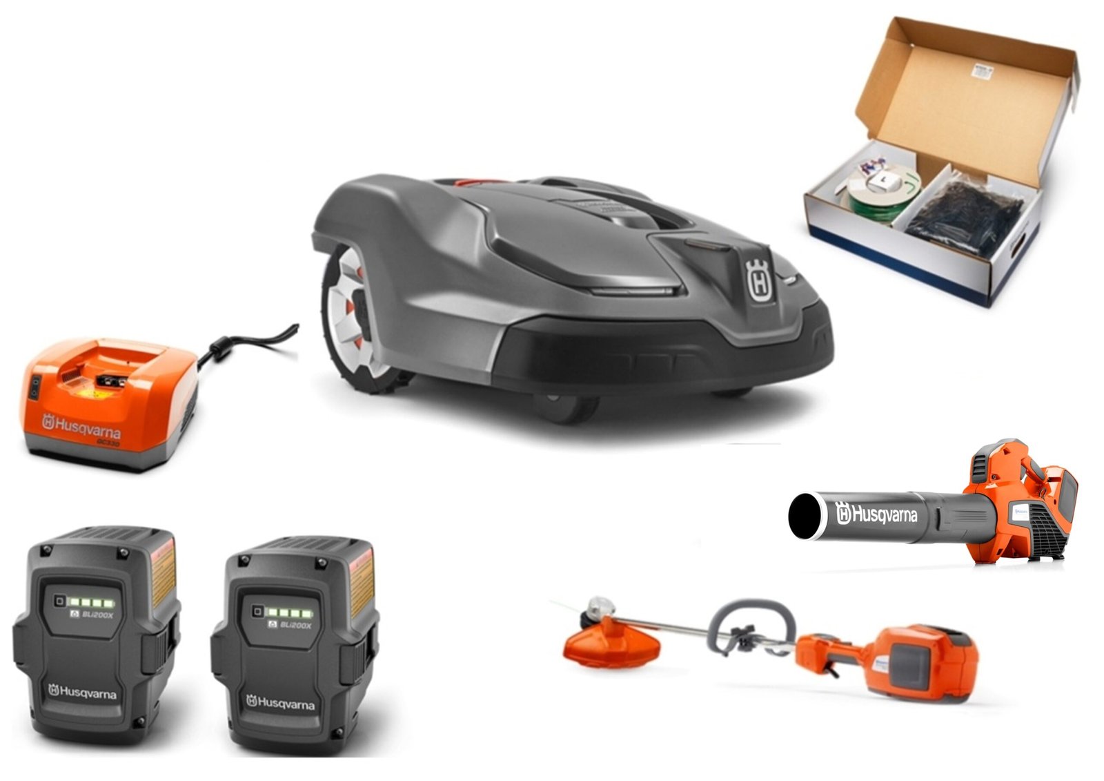 HH804-scaled-1.jpg HH804 Husqvarna Mower Bundle - 430XH Automower 520iLX Trimmer 525iB Blower - Image 1
