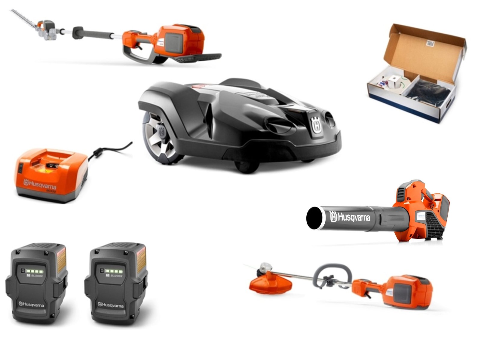 HH818-scaled-1.jpg HH818 Husqvarna Mower Bundle - 430X Automower 520iLX Trimmer 525iB Blower - Image 1