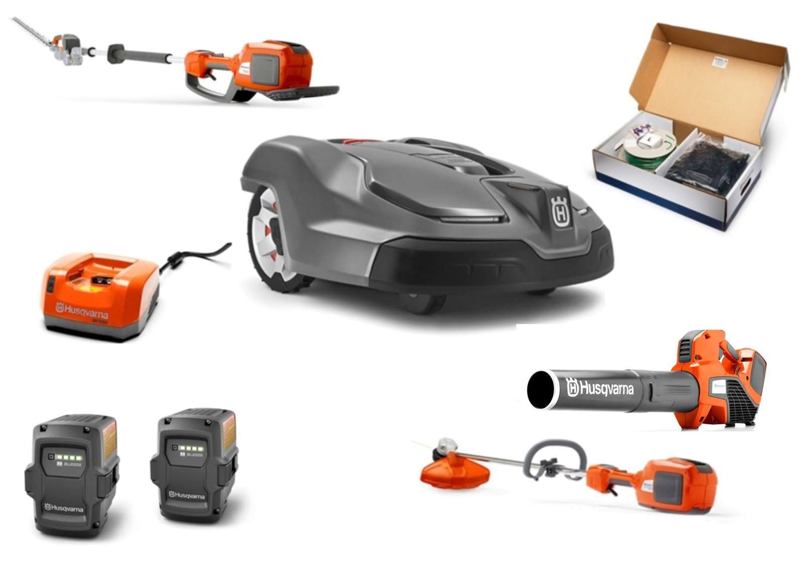 HH819-scaled-1.jpg HH819 Husqvarna Mower Bundle - 430XH Automower 520iLX Trimmer 525iB Blower - Image 1