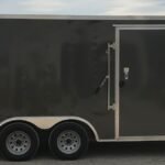 CY221 Cynergy 7x16 Enclosed Trailer TA Charcoal (Scratch & Dent)