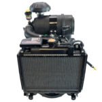 Kawasaki FD851D-S00S 824cc 1-1/8″ x 3-15/16″ 31hp Liquid Cooled Direct Fuel Injected Engine w/ Muffler, Radiator & Canister Filter