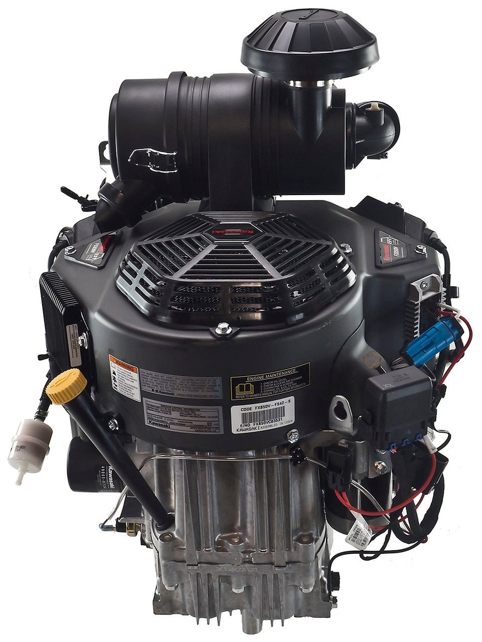 KAW_FX850V-S42S_01.jpg Kawasaki FX850V-S42S 850cc 1-1/8" x 4-9/32" 29.5 Engine w/ Canister Air Filter - Image 1