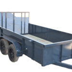 CA125 Caliber 6x12 Utility Trailer HD TA W/ Solid Sides