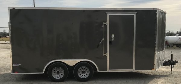 charcoal.jpg CY225 Cynergy 8.5x16 Enclosed Trailer TA Charcoal (Scratch & Dent) - Image 1