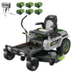 EGO ZT5207L EGO 52" 25hp Power+ Z6 Zero Turn Riding Mower w/ Lap Bar, (6) 12Ah Batteries & 1600W Charger