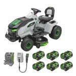 EGO TR4204 EGO Power+ TR4204 42 inch 56-Volt Lithium-ion Battery Riding Lawn Tractor with (6) 6Ah Batteries and Charger Included